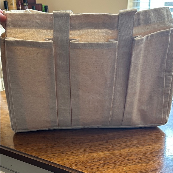 Cream Canvas Tote Bag - Picture 3 of 5